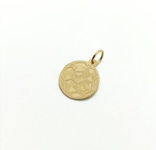 Colgante Dije Pelota De Fútbol Oro 18k 1gr Macizo 13mm