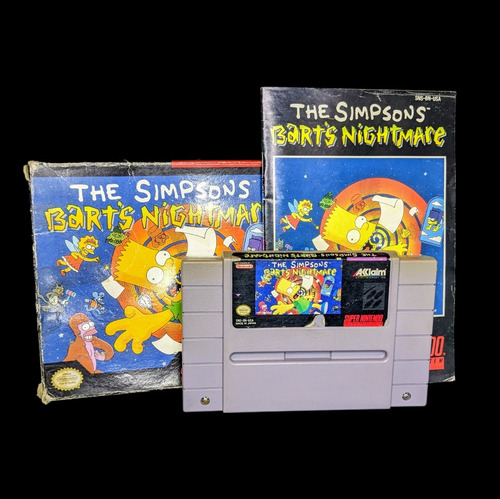 The Simpsons Bart's Nightmare Snes