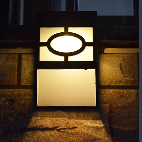Lámpara Solar Led Decorativa Para Pared, Valla, Patio, Cuadr