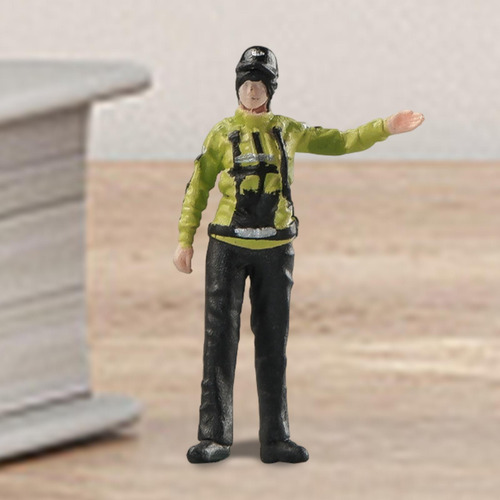 Figuras De Resina Para Decoración De Escenas En Gesto De Ir