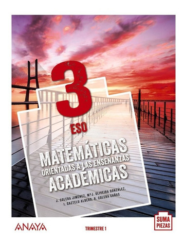 Libro Matematicas Academicas 3âºeso Trim.andalucia 20 Sum...