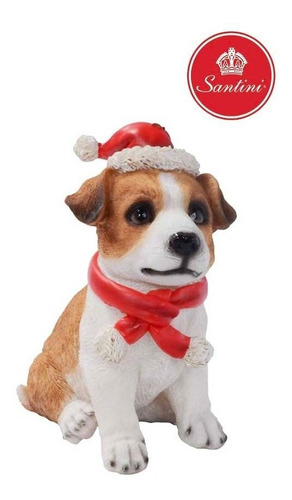 Perro Navideño De 18 Cm Pesebre