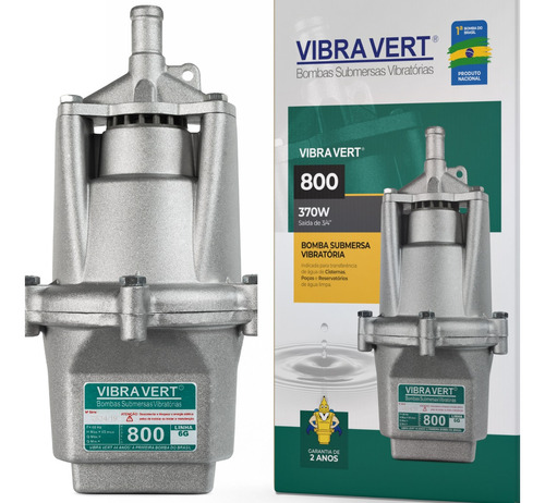 Bomba Submersa Poço Sapo Vibra Vert 800 220v Promoção Total