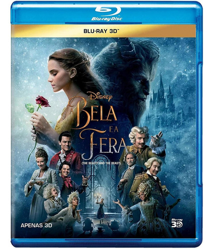 A Bela E A Fera 3d - Blu-ray - Emma Watson - Dan Stevens