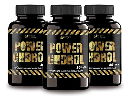 3 Power Ghdrol 180 Caps - Cresce Demais ( A P R O V A D O