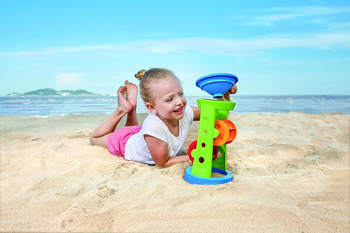 Juguete De Playa Para Ninos Con Rueda Doble De Arena Y Ag