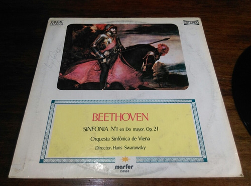 Vinilo Beethoven Sinfonía N 1 En Do Mayor Op 21.  Ljp