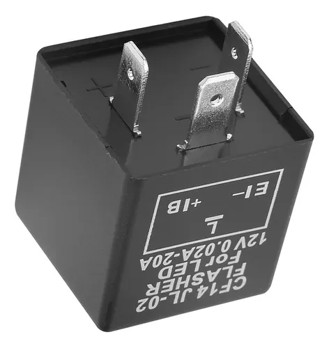 Relé Flasher Led Para Luces Direccionales Cf14 Jl-02 3 Pines