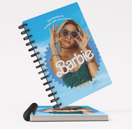 Cuaderno Barbie Pelicula Personalizado A5 Tapa Dura Anillado