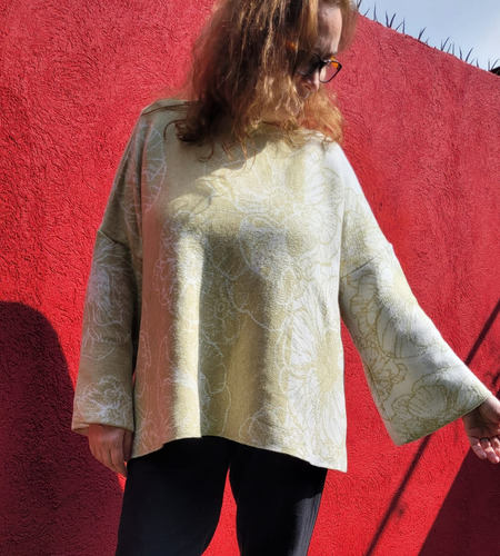 Sweater Maxi Bremer Mujer Bien Amplio