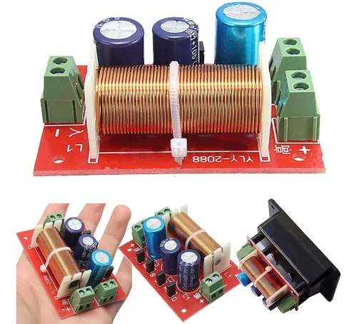 comprar Crossover 400 Watts 2 Vías Ajustable Sin Soldadura, Diy Ajus