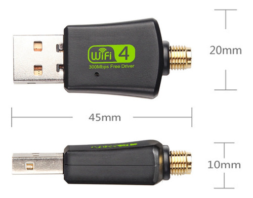 Adaptador Wifi Usb Antena Adaptador Usb Wifi Tarjeta Adaptad