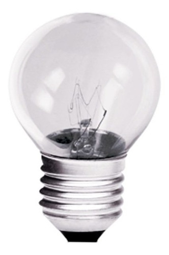 Lâmpada Incadescente Bolinha 15w Para Fogão/geladeira/microo Cor da luz Branco-quente 110V/220V