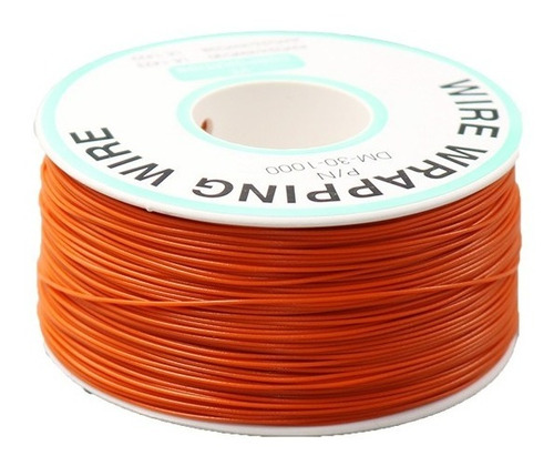 Rollo De Cable 250m 30 Awg Wire Wrapping De Rojo