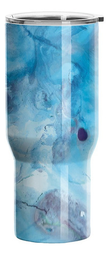 Papel Para Hidro Sublimacion, Marmol Azul 38x122cms