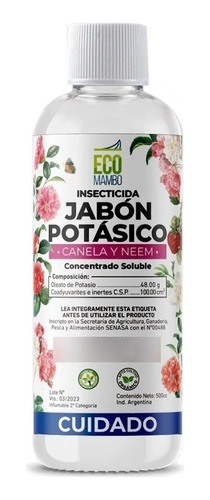 Ecomambo Potásico Neem Y Canela Orgánico 500cc 