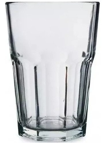 Vaso Oslo Rigolleau 400ml X 24 Unid. Facetado Flint