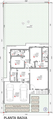 Imagem 6 de 8 de Planta De Casa 2 Quartos - Projeto Arquitetônico Completo