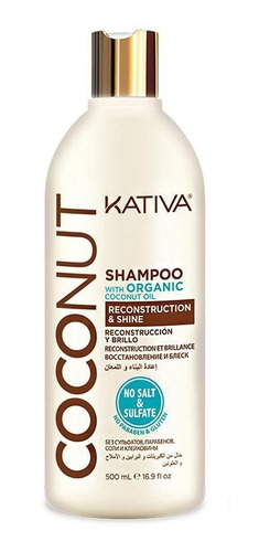 Shampoo Kativa Coconut 500ml - mL a $78
