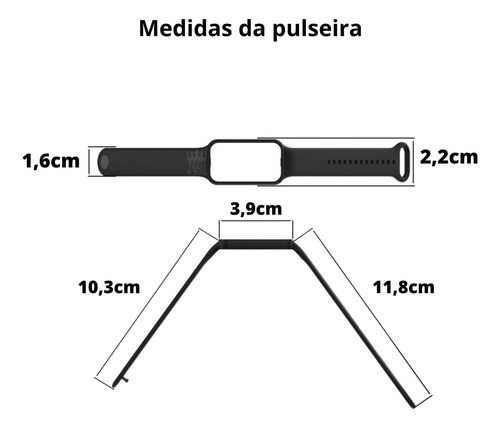 Pulsera deportiva para Amazfit Band 7+ Película protectora verde oscuro