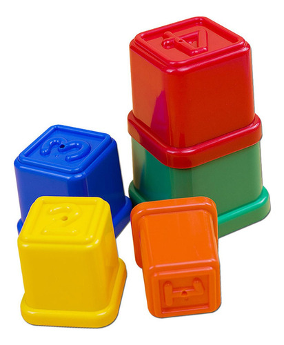 Tazas Apilables De Colores Para Bebés, Juguetes Educativos