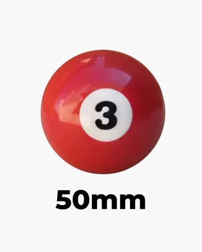 Bola Numeradas - Bilhar 50mm - Cama Elástica RS