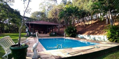Imagem 2 de 15 de Chácara Piscina 6 Quartos 3 Suítes Haras Atibaia - St0007-1