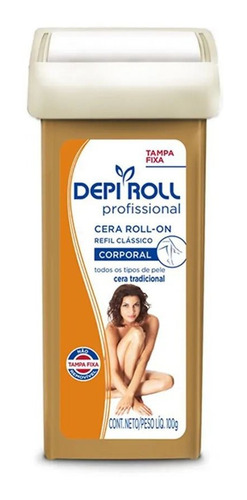 Imagen 1 de 4 de Cera Depiroll Roll-on Miel