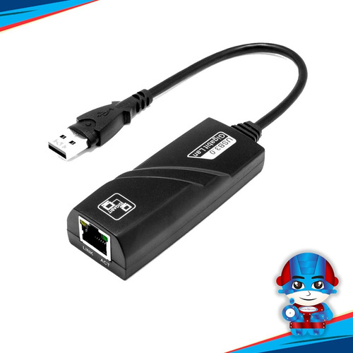 Imagen 1 de 3 de Adaptador Usb 3.0 A Rj45 Gigabit Ethernet