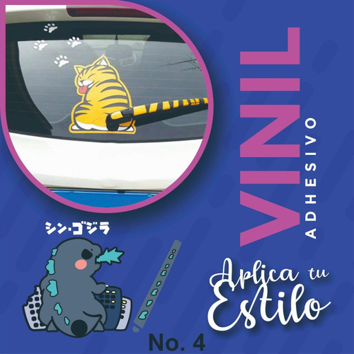 Stiker Para Automovil Mascota Gato O Perro