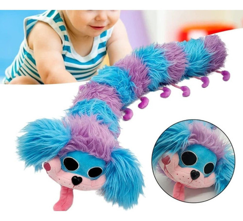 Imagen 8 de 9 de Juego De Peluche (pj Pug-a-pillar 60 Cm) Poppy Playtime Game