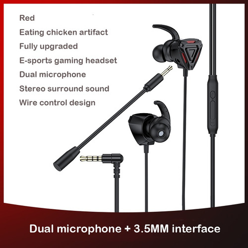 Para Fone De Ouvido Intra-auricular Para Jogos Com