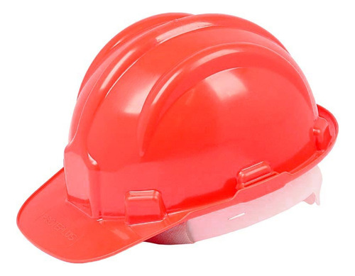 Capacete De Segurança Vermelho Plastcor