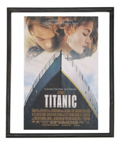 Poster Con Marco Decorativo: Titanic