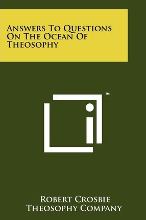 Libro Answers To Questions On The Ocean Of Theosophy - Ro...