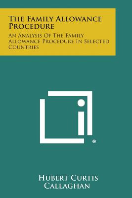 Libro The Family Allowance Procedure: An Analysis Of The ...