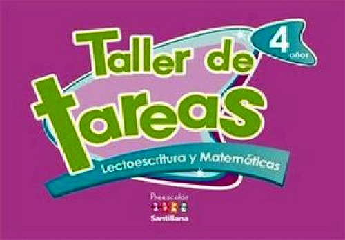 Taller De Tareas 4 Años -lectoescritura/matemáticas-