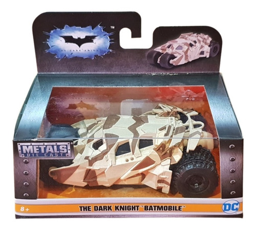 Imagen 1 de 5 de Auto Batimovil Dc The Dark Knight Batman 1/32 Jada La Plata