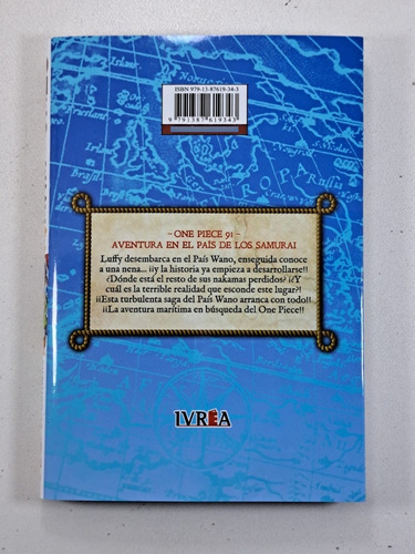 One Piece Vol 91 Saga Pais Wano - Eiichiro Oda - Libro Nuevo