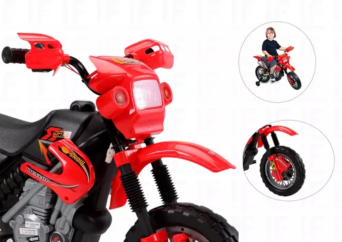 Mini Motinha Moto Elétrica Infantil Motocross Para Crianças