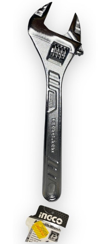 Llave Ajustable Perico Cromada 12 Ingco Hadw131122