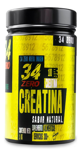 Proteína 1kg 34zero+ Creatina 1kg 34z+ Diablo Precursor 700g