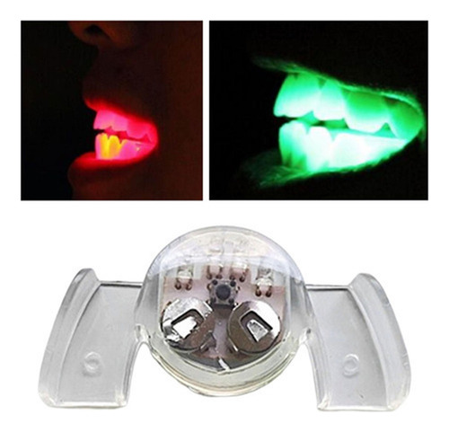 A Diente Iluminado Boquillas Luminosas Led Iluminan Año