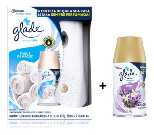 Kit Odorizador De Ambiente Glade Automatic Spray Com 2 Refil