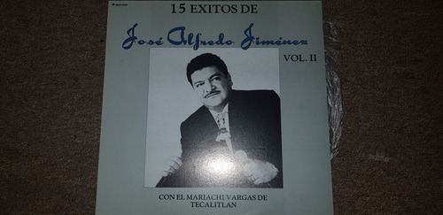 Disco Acetato: Jose Alfredo Jimenez - 15 Exitos Vol.2