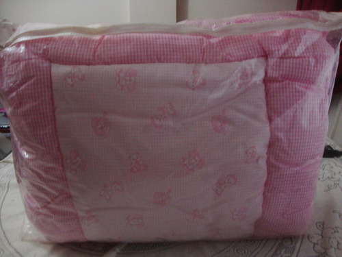 Protectores De Cuna Con Edredon Reversible 5 Pzas