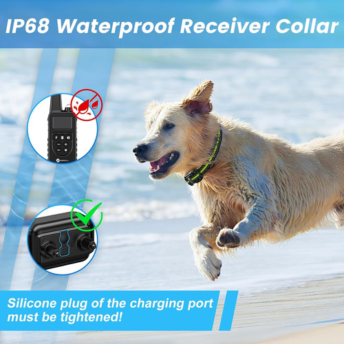 Collar De Adiestramiento Para Perros Con Control Remoto Y...