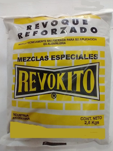 Revoque Reforzado Revokito Mezclas Especiales X 2.5 Kg