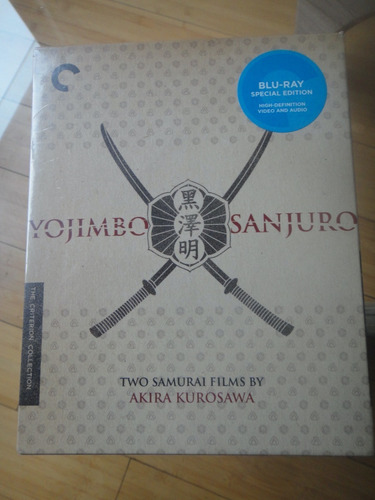 Yojimbo/sanjuro Akira Kurosawa Blu Ray Criterion Collection