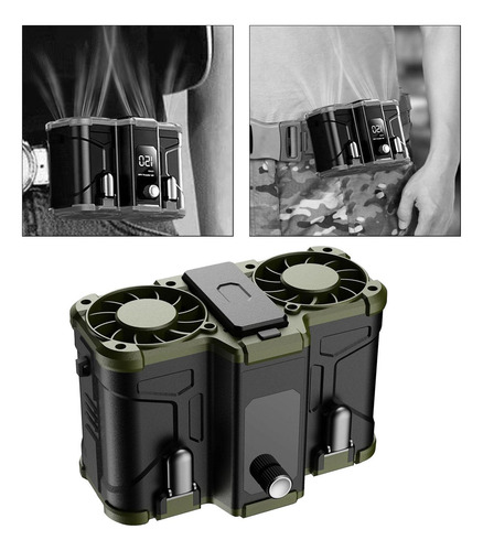 Ventilador De Cintura Personal, Ligero, Resistente,